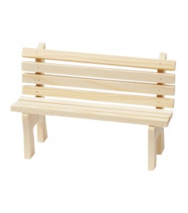 Holzbank XL// Miniatur