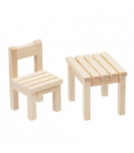 Tisch-Stuhl-Set // Miniatur XS