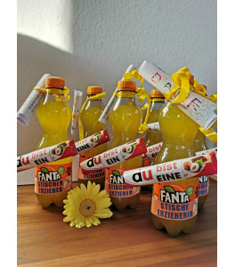 Banderole für Fanta und...